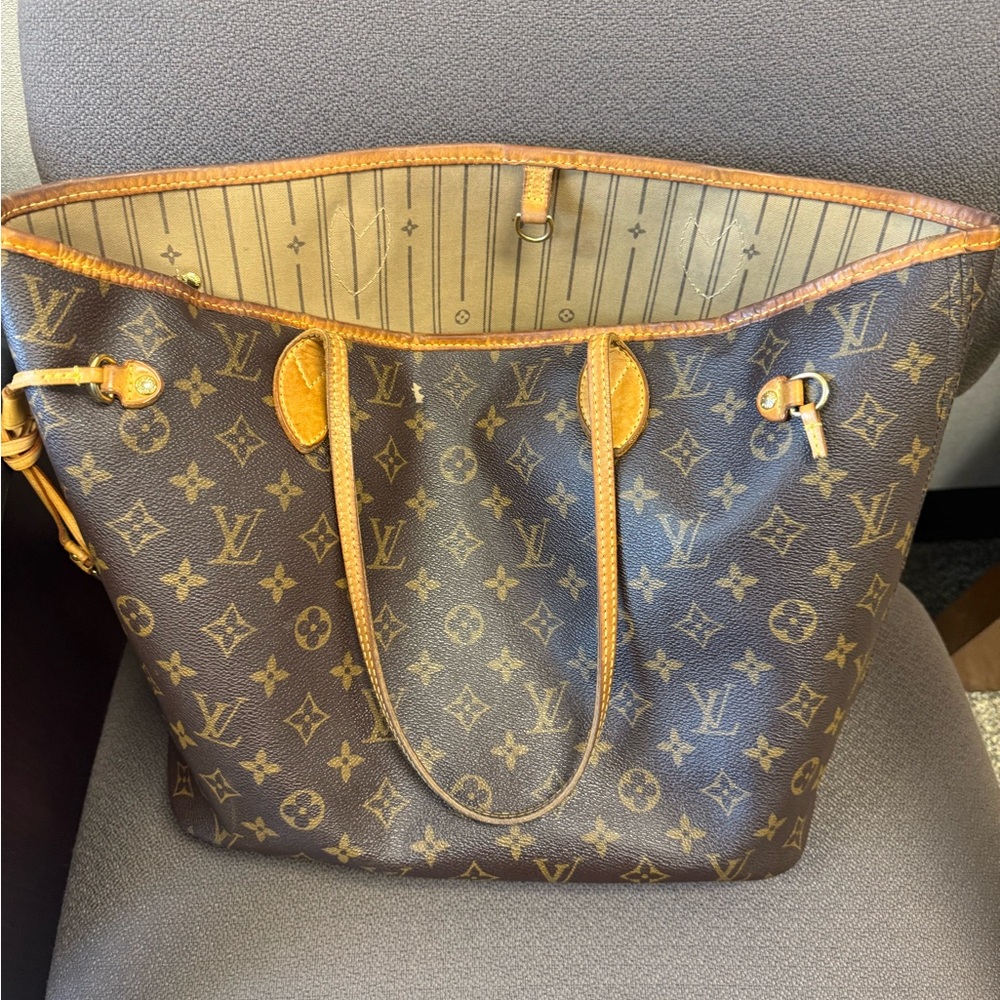 Louis Vuitton Brown Neverfull Tote Iconic Monogram